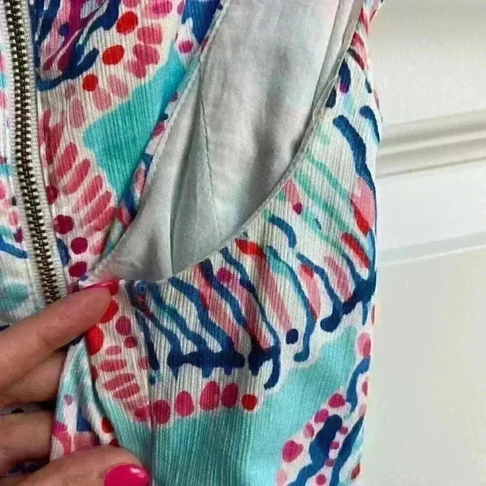 Lily Pulitzer Dress - Shell me about it - Fully lined! Size 0 - Picture 6 of 8